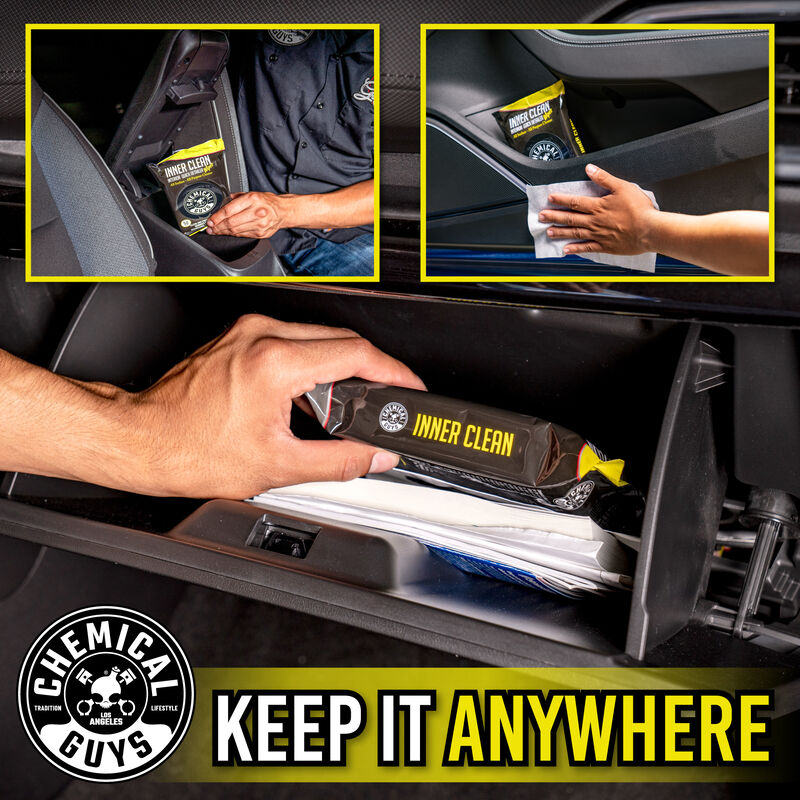 CHEMICAL GUYS - InnerClean Interior Quick Detailer and Protectant Car Wipes (50 Wipes) 2 0 0 0000 22 6 23 pmwspi66350 alt image 10