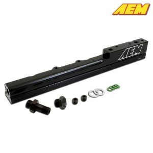 AEM - High Volume Fuel Rail Black Honda B-Series B16A2 B16A3 9 25 103bk