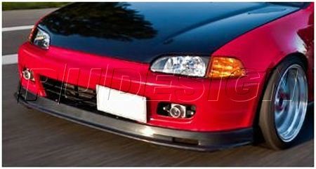 AERODYNAMICS - Honda Civic Bumperlip Front PU Mugen Style (1991-1996 2/3 Door) 4 30165 1