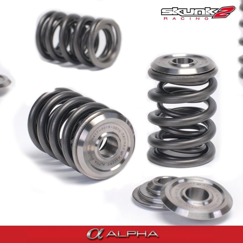 SKUNK2 - Honda Valve Spring and Titanium Retainer Kit Racing Alpha-Series (B-Engines 1987-2002) 7 344 05 1300 5