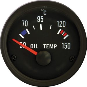 Classic Style Oil Temperature Gauge 52mm (Universal) 2 MET PI 48962