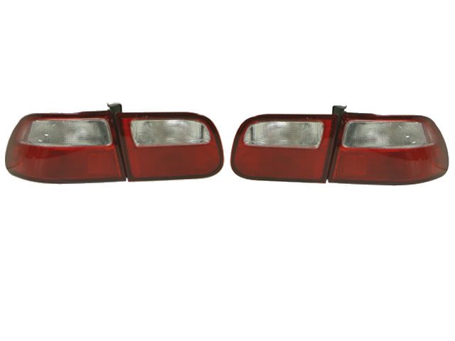 Tail Lights JDM Red/White (Civic 91-96 3dr) 1 TL CV923D JDM
