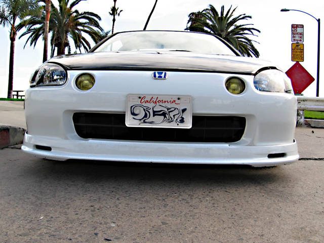 AERODYNAMICS - Honda Del Sol Front Bumper lip - PU Mugen 3 ae bl crx92 m f a 3