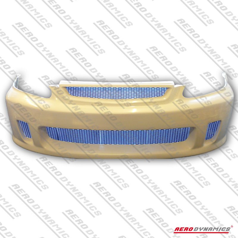 Aerodynamics Backyard Style Front Bumper (Civic 99-01 2/3/4dr) 1 ae bu cv99 by f a 1 1