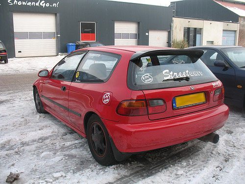 AERODYNAMICS - Honda Civic Spoon Spoiler 3 Door (1991-1996) 2 ae sp cv923d s 2