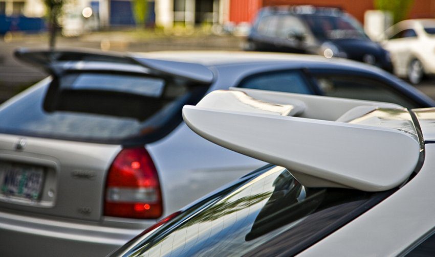 AERODYNAMICS - Honda Civic Spoiler FRP Bomex (1995-2001 3 Door) 3 ae sp cv963d m f
