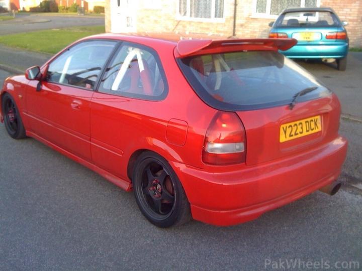 AERODYNAMICS - Honda Civic EK Type R Style Polyester Spoiler 2 ae sp cv963d tr 2