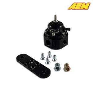 AEM - Universal Adjustable Fuel Pressure Regulator Black Inlet 4 aem 25 302bk
