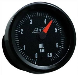 AEM Electronics Oil/Fuel Pressure Gauge Up To 6.9 Bar Analog (Universal) 3 aem 30 5133 1mb