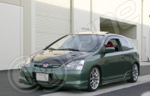 AERODYNAMICS - Honda Civic Type R Front Bumperlip ABS (2001-2003 3/5 Door) 7 Type R Front Bumperlip