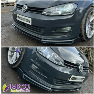 Auto-Styles VW Golf 7 Splitter - Gloss 7 Auto-Styles VW Golf 7 Splitter - Gloss