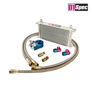 D1 Racing Spec 19-Row Oil Cooler Kit (Universal) 8 d1 ock 19