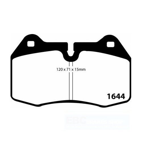EBC Redstuff Brake Pads Front (350Z 03-06/Integra DC5) 2 ebc dp31644c size 1