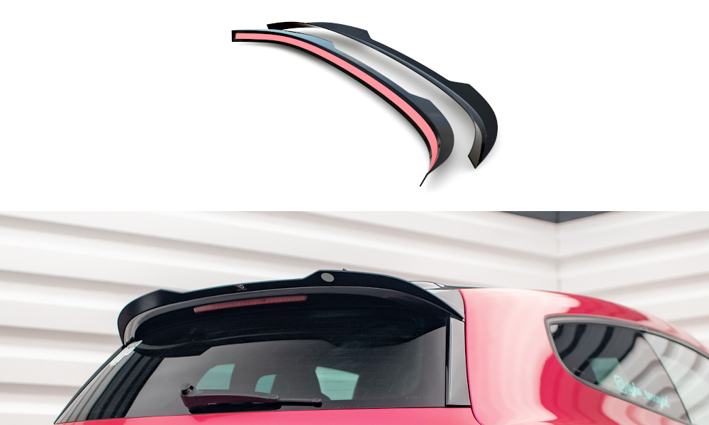 Maxton Design VW Scirocco Spoiler Extension V2 - Gloss (Mk3 2008-2014) 3 eng pm spoiler cap v 2 volkswagen scirocco mk3 17360 8