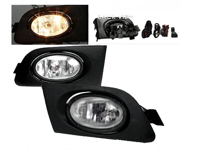 Esuse Fog Lights Chrome (Civic 01-02 2dr) 1 fl cv012dj c