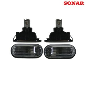 Sonar Fender Lights Black Flat (Civic/CRX 87-96/Del Sol/Integra 94-01/S2000)