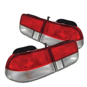 Depo Tail Lights JDM Red/White (Civic 96-01 2dr)