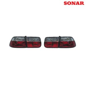 Sonar Tail Lights Crystal Red/Clear (Civic 96-01 2dr)