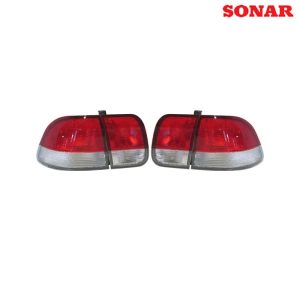 Sonar Tail Lights JDM Red/White (Civic 95-01 4dr)