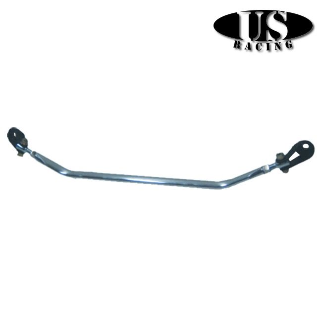 US-Racing Strutbrace Front Lower N-Style Polished (Civic 87-01/CRX/Del Sol/Integra) 1 usr str cv88 fl n p