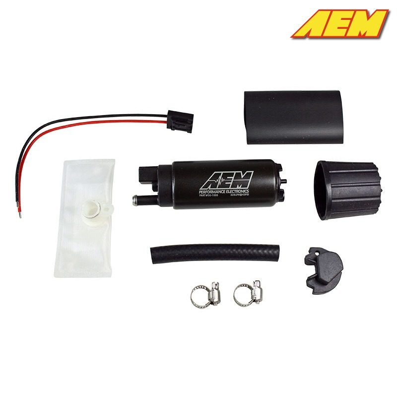 AEM - 340LPH High Flow In-Tank Fuel Pump Offset Inlet Inline 340LPH at 43Psi 1 aem 50 1000
