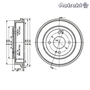 Ashuki Brake Drum