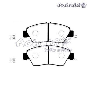 Ashuki Brake Pads Front
