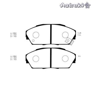 Ashuki Brake Pads Front