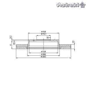 Ashuki Brake Discs Set Front