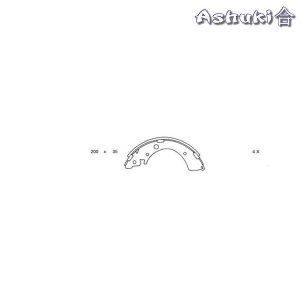 Ashuki Brake Shoe
