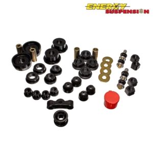 Energy Suspension Hyper-Flex System Complete Master Bushing Set Black (Civic/CRX 83-87) 11 Energy Suspension 16.18101G black complete master bushing kit