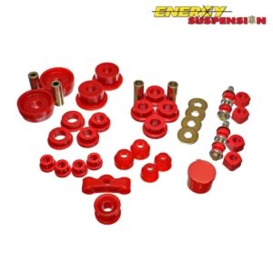 Energy Suspension Hyper-Flex System Complete Master Bushing Set Red (Civic/CRX 83-87) 8 16.18101r 2