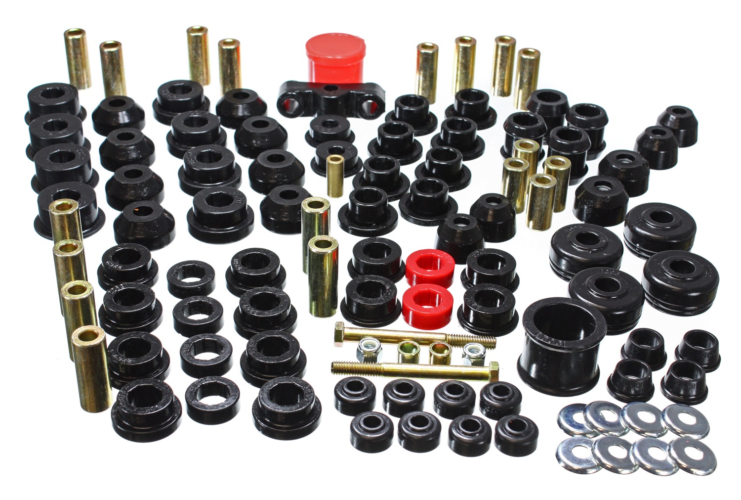 Energy Suspension Hyper-Flex System Complete Master Bushing Set Red (16.18102R) (Civic/CRX 87-93) 2 16.18102g 3