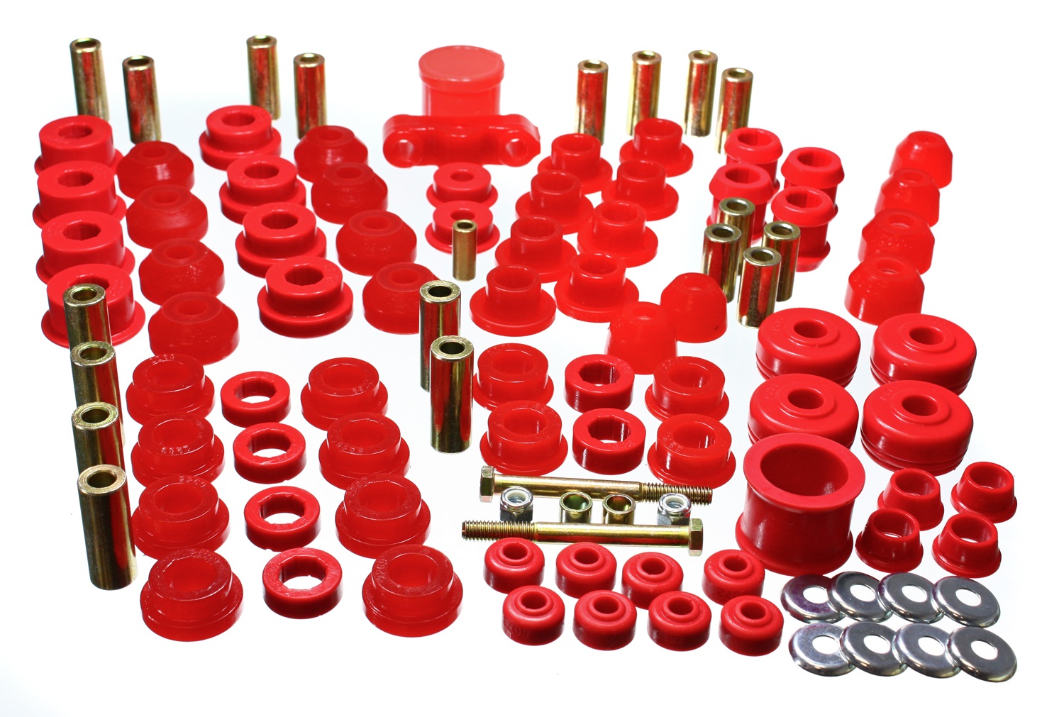 Energy Suspension Hyper-Flex System Complete Master Bushing Set Red (16.18102R) (Civic/CRX 87-93) 3 16.18102r 3