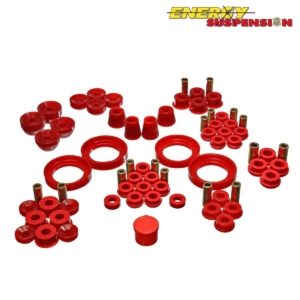 Energy Suspension Hyper-Flex System Complete Master Bushing Set Red (Prelude 92-96)