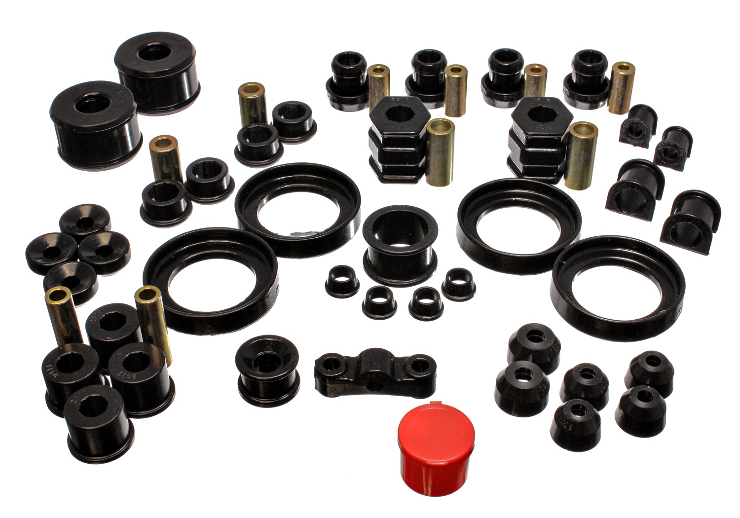 Energy Suspension Hyper-Flex System Complete Master Bushing Set Black (16.18109G) (Civic 95-01 VTi) 2 16.18109g 2