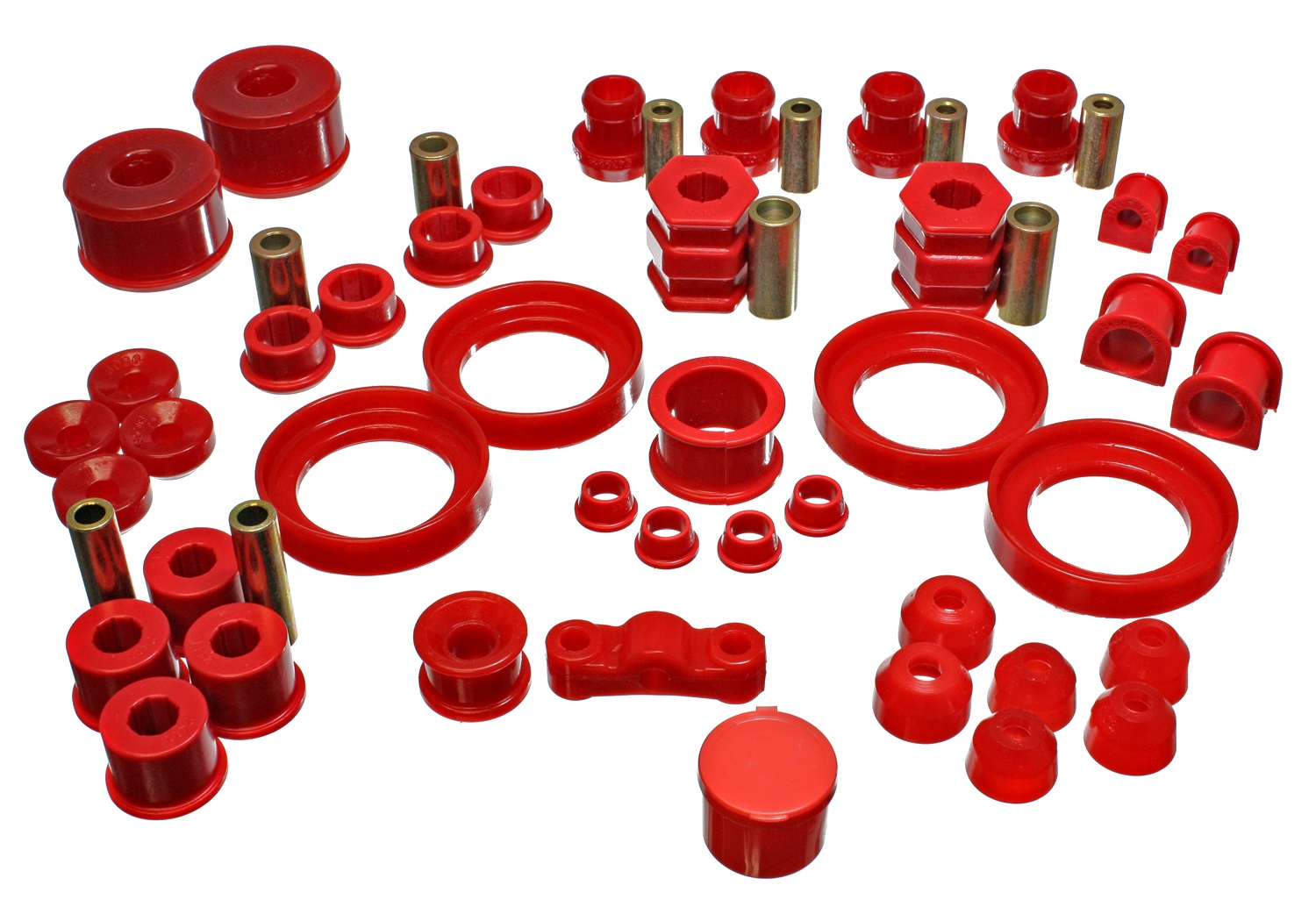 Energy Suspension Hyper-Flex System Complete Master Bushing Set Black (16.18109G) (Civic 95-01 VTi) 3 16.18109r 2