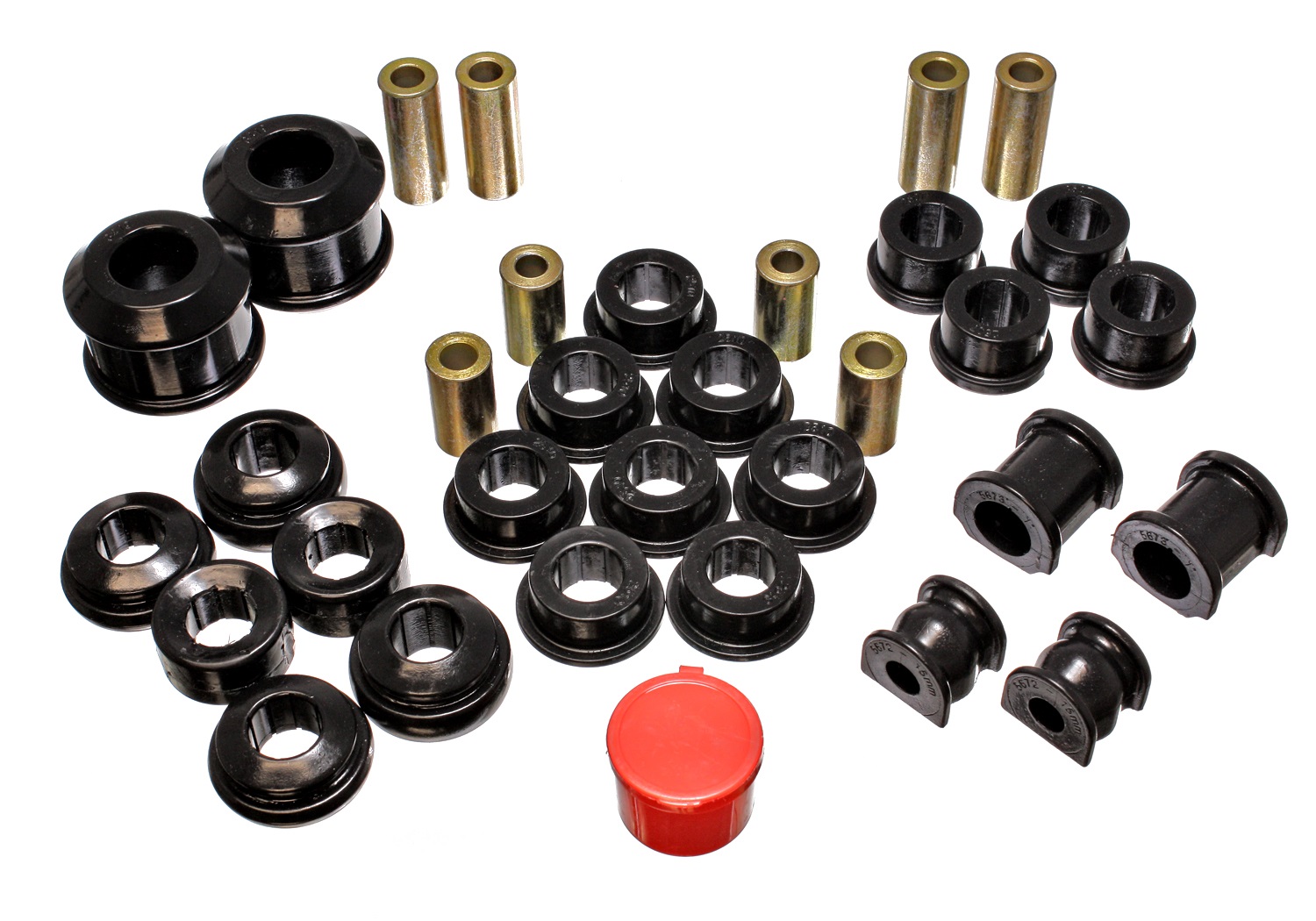 Energy Suspension Hyper-Flex System Complete Master Bushing Set Red (16.18112R) (Civic 01-05 3/5dr) 2 16.18112g 2