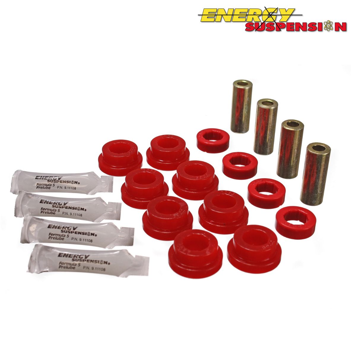 Energy Suspension Rear Lower Control Arm Bushings Red (Civic 89-96/CRX 89-93) 1 16.3104r 2