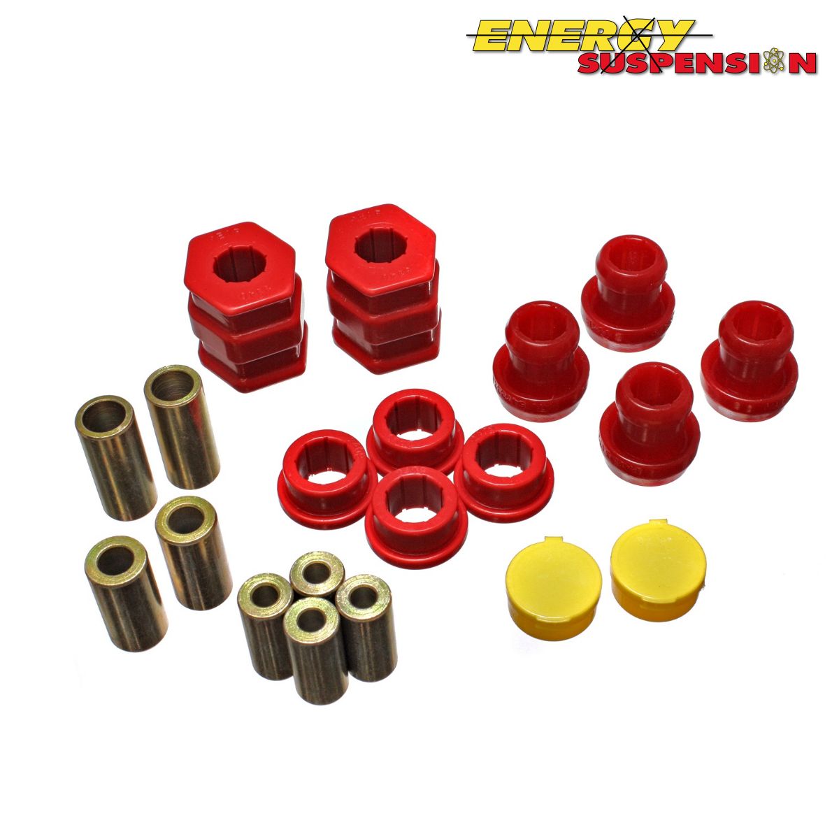 Energy Suspension Front Control Arm Bushings Red (Civic 95-01 Non-VTi) 1 16.3114r 2