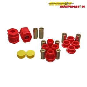Energy Suspension Front Control Arm Bushings Red (Civic 95-01 VTi) 8 Energy Suspension 16.3115R red front control arm bushing set