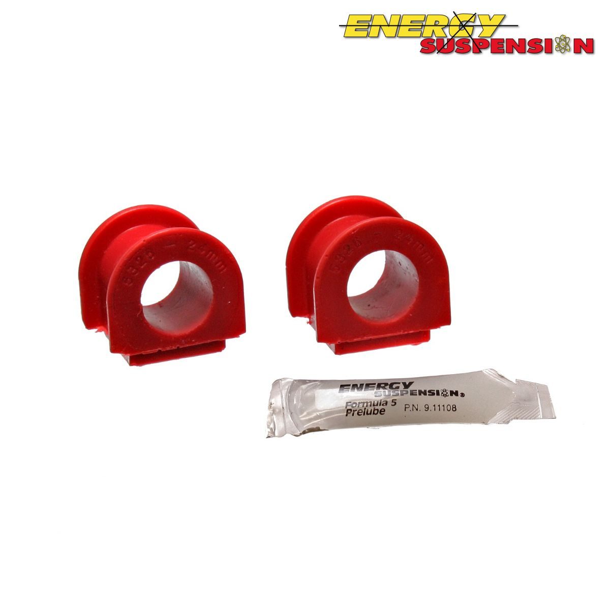 Energy Suspension Sway Bar Bushings Front 24mm Red (Integra 94-01) 1 16.5104r 2