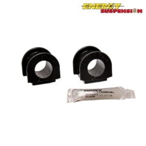 Energy Suspension Sway Bar Bushings Front 22mm Black (Civic 91-96/Del Sol VTi) 10 Energy Suspension 16.5108G black 22mm front sway bar bushing set with Prelube sachet