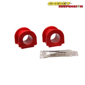 Energy Suspension Sway Bar Bushings Front 22mm Red (Civic 91-96/Del Sol VTi) 8 Energy Suspension 16.5108R red 22mm front sway bar bushing set with Prelube sachet