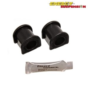 Energy Suspension Sway Bar Bushings Front 22mm Black (Civic 95-01 Non-VTi) 8 Energy Suspension 16.5121G black 22mm front sway bar bushing set with Prelube sachet
