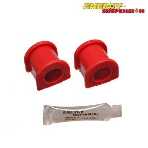 Energy Suspension Sway Bar Bushings Front 22mm Red (Civic 95-01 Non-VTi) 7 Energy Suspension 16.5121R red 22mm front sway bar bushing set with Prelube sachet