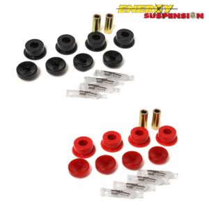 Energy Suspension Shock Upper & Lower Bushing Set Front Black (16.8102G) (Civic/CRX 87-96/Del Sol/Integra 90-01)
