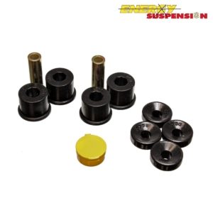 Energy Suspension Shock Upper & Lower Bushing Set Front Black (Civic 95-01 VTi)