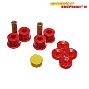 Energy Suspension Shock Upper & Lower Bushing Set Front Red (Civic 95-01 VTi) 8 Energy Suspension 16.8111R red front shock mount bushing set