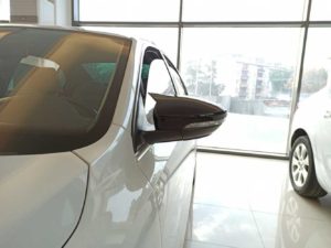 VW Jetta Mirrors - M4 Style Gloss Black Mirror Caps (Mk6 2011-2018)